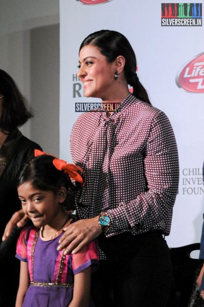 Kajol at the Launch of Help a Child Reach 5