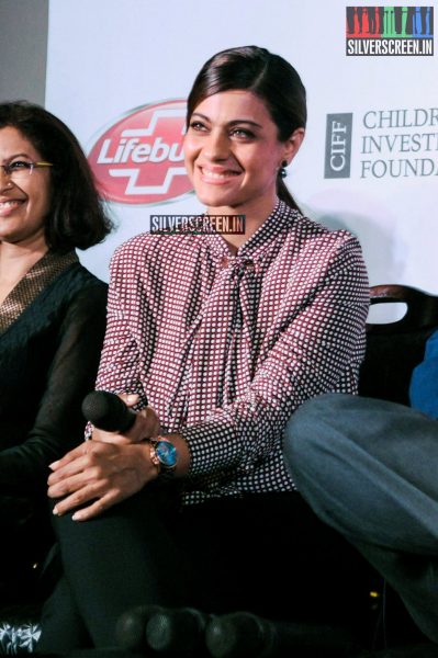 Kajol at the Launch of Help a Child Reach 5