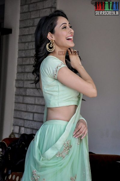 Pragya Jaiswal at Kanche Promotions