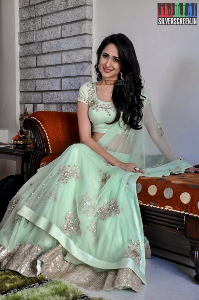 Pragya Jaiswal at Kanche Promotions