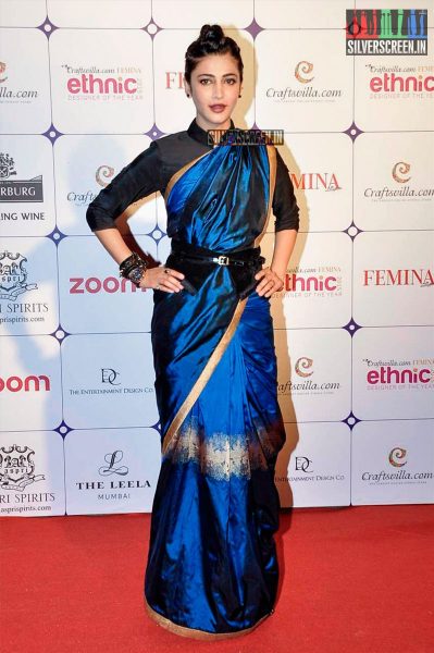 Shilpa Shetty and Shruti Hassan at Femina Ethnic Red Carpet