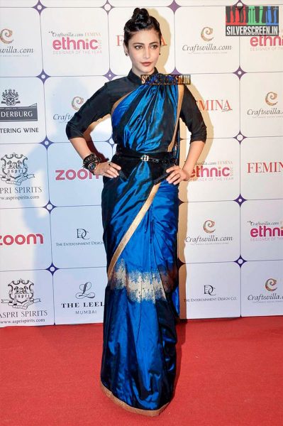 Shilpa Shetty and Shruti Hassan at Femina Ethnic Red Carpet