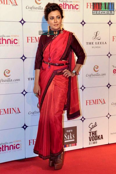 Shilpa Shetty and Shruti Hassan at Femina Ethnic Red Carpet