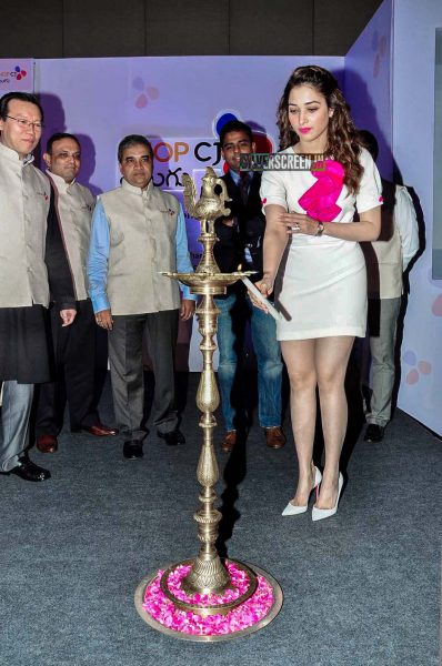 Tamannaah Bhatia at the Launch of Shop CJ India