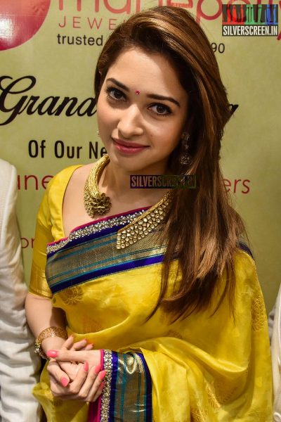 Tamannaah Bhatia Inaugurates Manepally Jewellers at Punjagutta