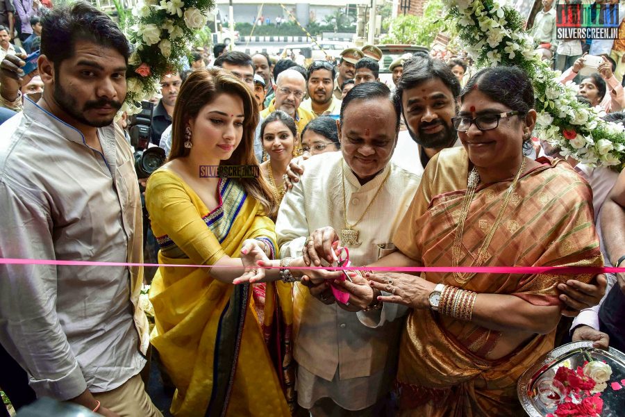 Tamannaah Bhatia Inaugurates Manepally Jewellers at Punjagutta