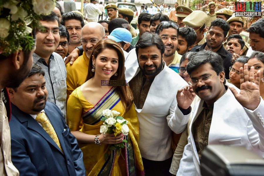 Tamannaah Bhatia Inaugurates Manepally Jewellers at Punjagutta