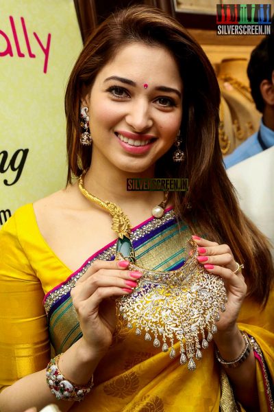 Tamannaah Bhatia Inaugurates Manepally Jewellers at Punjagutta