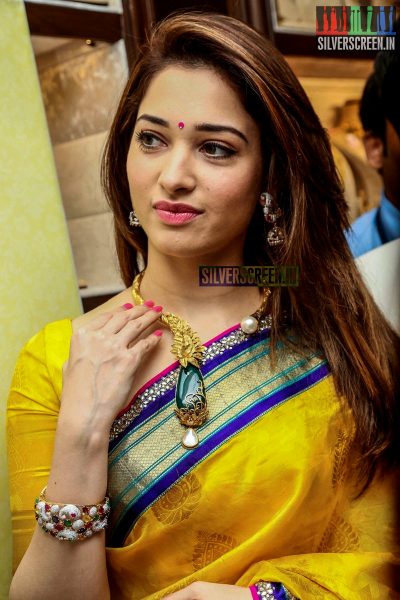 Tamannaah Bhatia Inaugurates Manepally Jewellers at Punjagutta