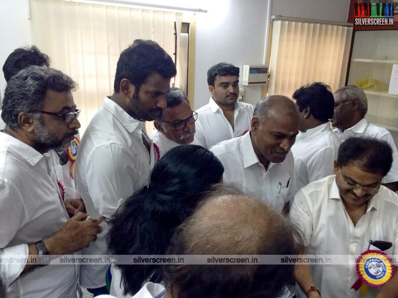 Vishal and Team File Nomination