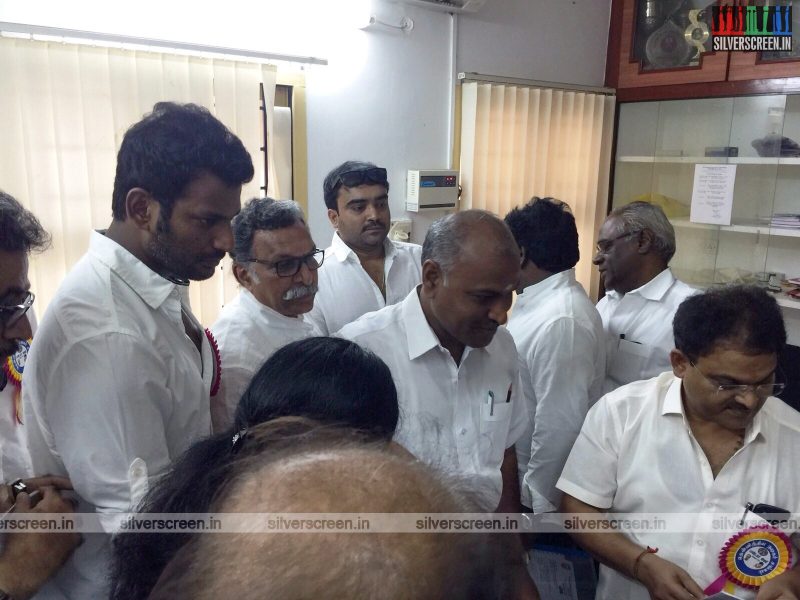 Vishal and Team File Nomination