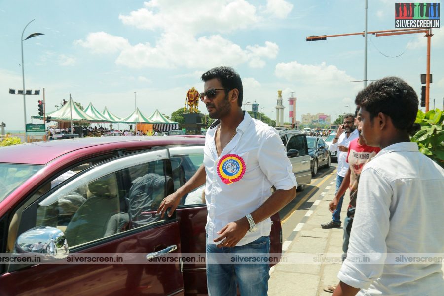 Vishal and Team File Nomination