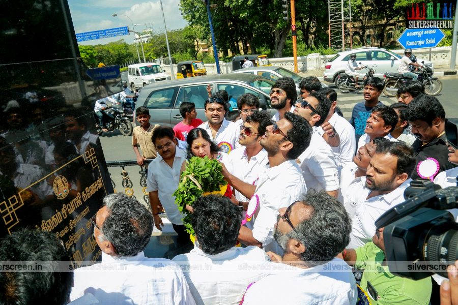 Vishal and Team File Nomination