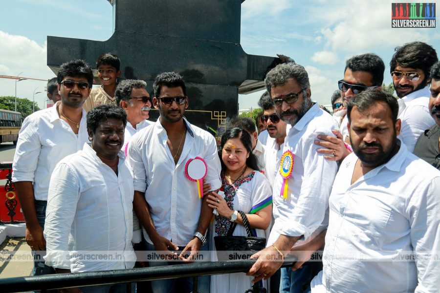 Vishal and Team File Nomination