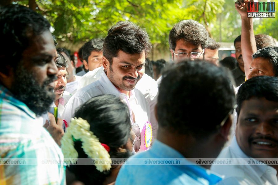 Vishal and Team File Nomination