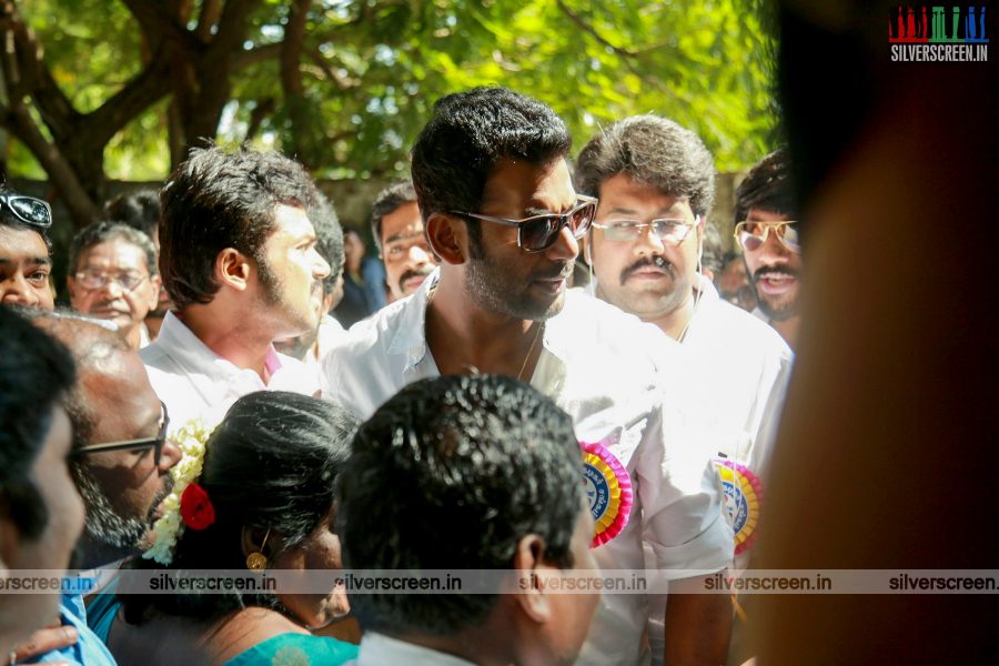 Vishal and Team File Nomination