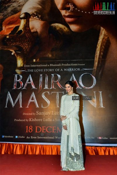 Deepika Padukone at Bajirao Mastani Movie Promotions