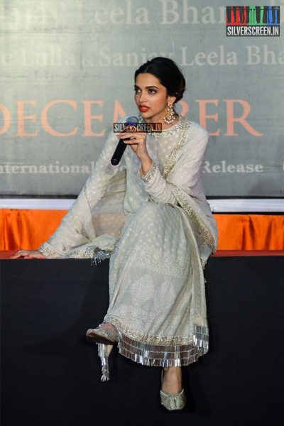 Deepika Padukone at Bajirao Mastani Movie Promotions