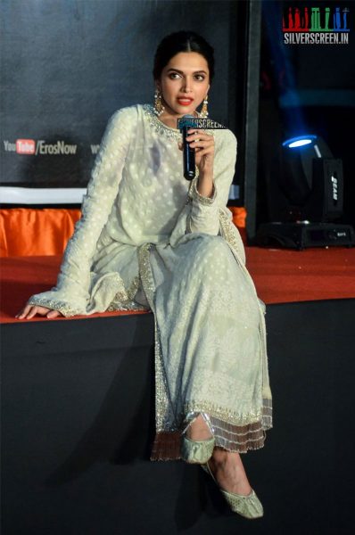 Deepika Padukone at Bajirao Mastani Movie Promotions