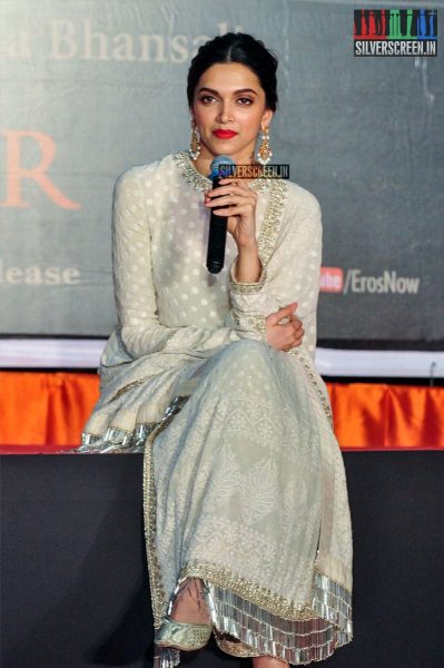 Deepika Padukone at Bajirao Mastani Movie Promotions