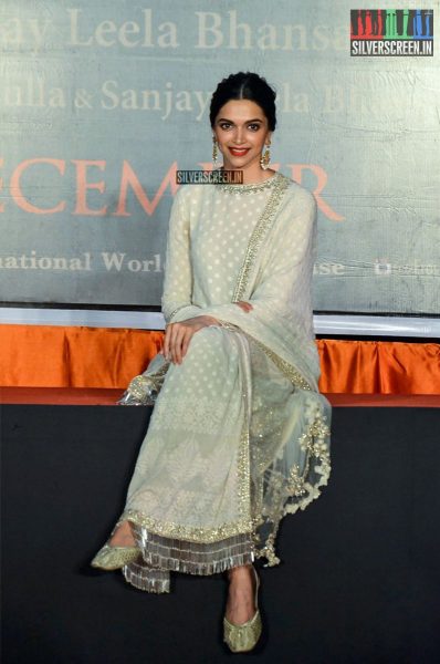 Deepika Padukone at Bajirao Mastani Movie Promotions