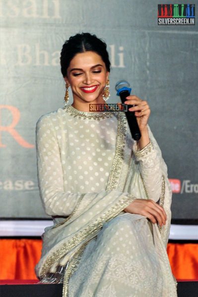 Deepika Padukone at Bajirao Mastani Movie Promotions