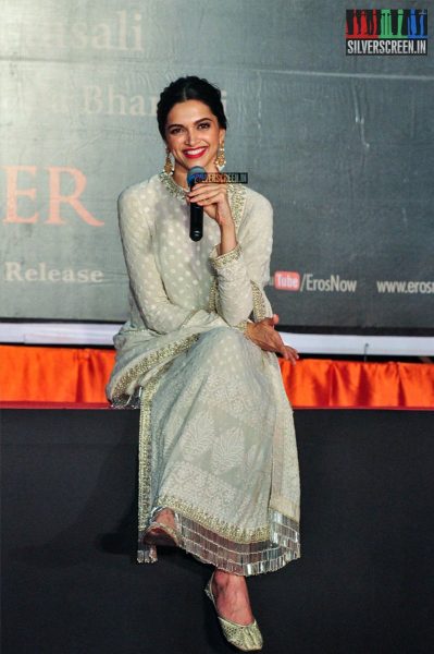 Deepika Padukone at Bajirao Mastani Movie Promotions