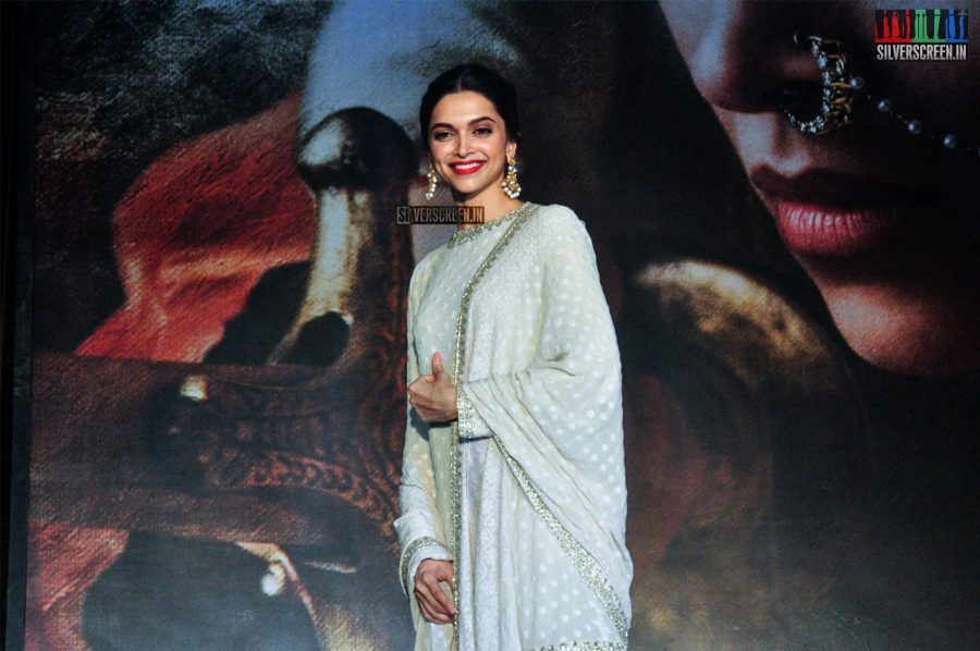 Deepika Padukone at Bajirao Mastani Movie Promotions