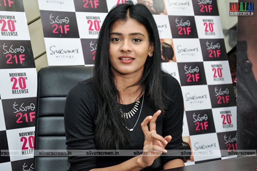 Heebah Patel at Kumari 21F Movie Promotions