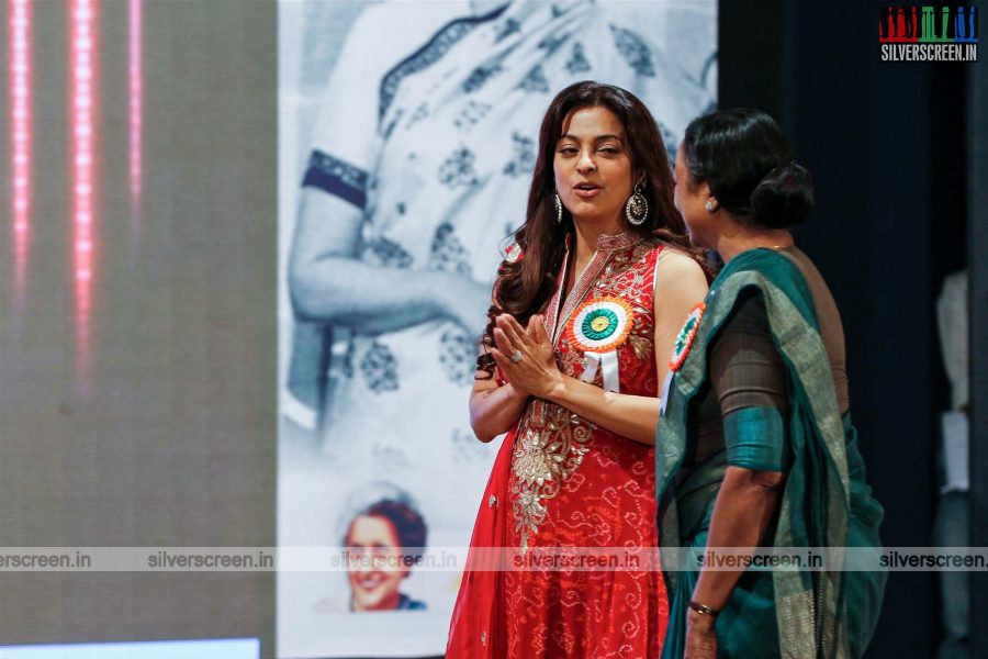 Juhi Chawla and Nawazuddin Siddiqui Felicitated with Indira Gandhi Memorial Award