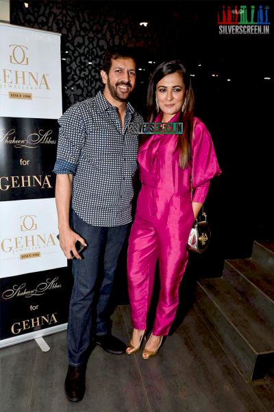 Neha Dhupia at The Shaheen Abbas Collection Launch at Gehna Store