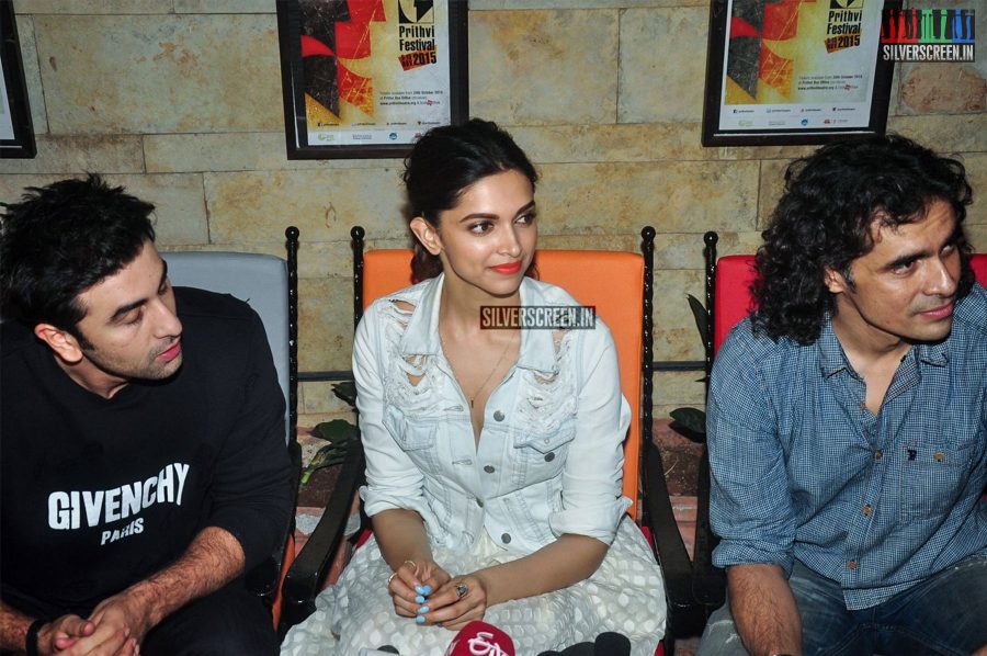 Ranbir Kapoor and Deepika Padukone at Tamasha Movie Promotions
