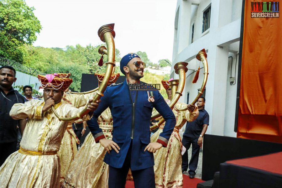 Ranveer Singh at Bajirao Mastani Poster Launch