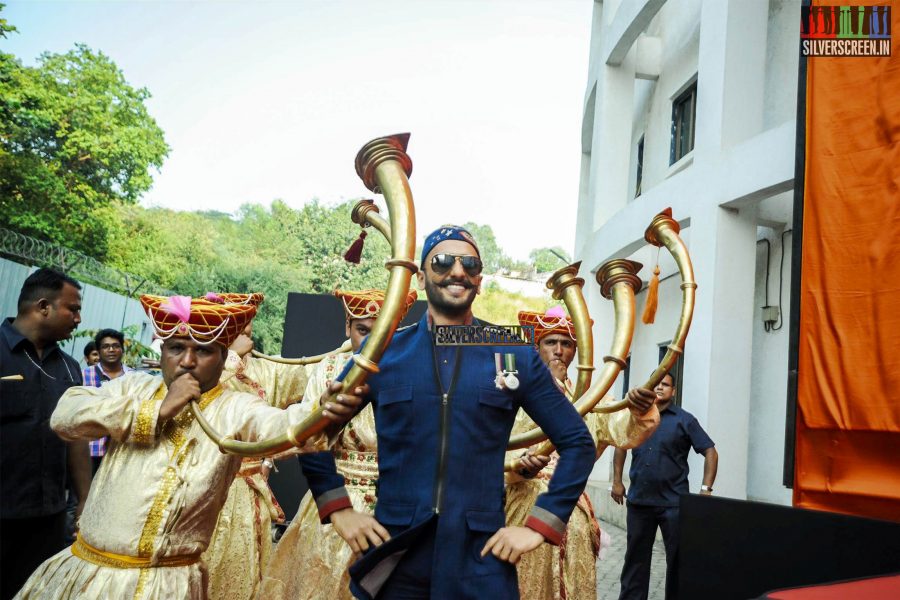 Ranveer Singh at Bajirao Mastani Poster Launch