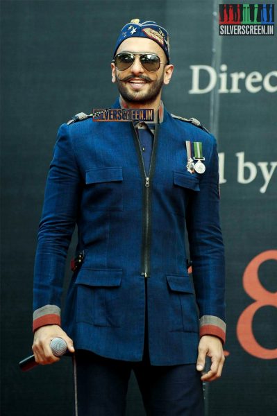 Ranveer Singh at Bajirao Mastani Poster Launch