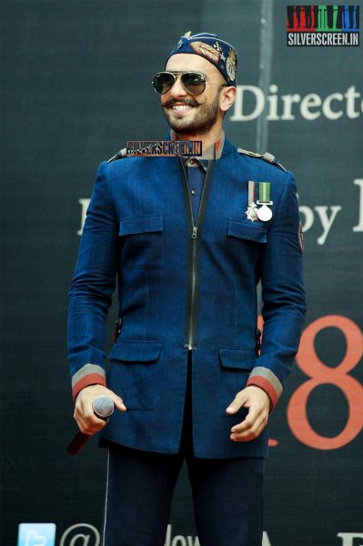 Ranveer Singh at Bajirao Mastani Poster Launch