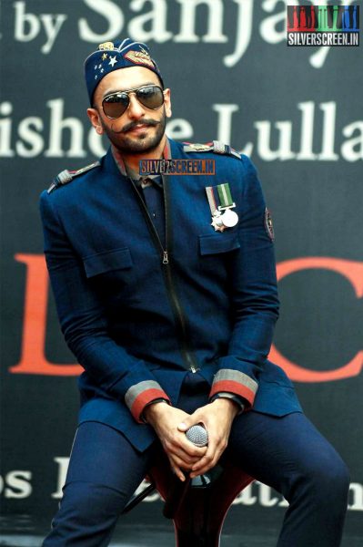 Ranveer Singh at Bajirao Mastani Poster Launch