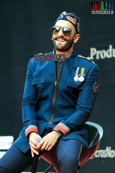 Ranveer Singh at Bajirao Mastani Poster Launch