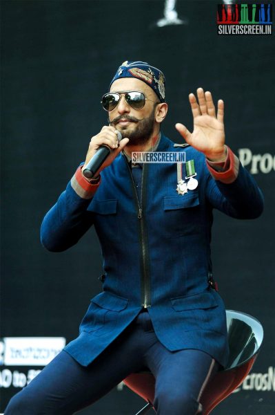 Ranveer Singh at Bajirao Mastani Poster Launch