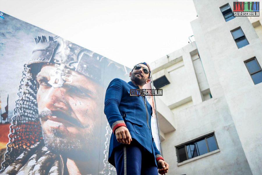 Ranveer Singh at Bajirao Mastani Poster Launch