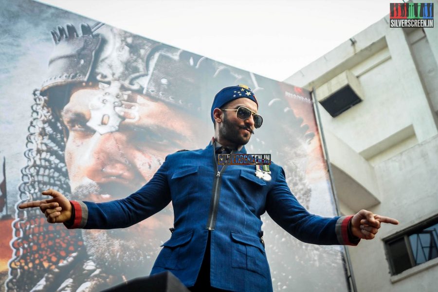 Ranveer Singh at Bajirao Mastani Poster Launch