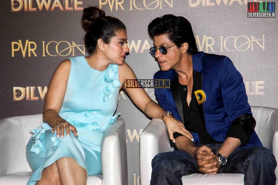 Shahrukh Khan & Kajol at the Launch of Manma Emotion Jaage Re Song from Dilwale