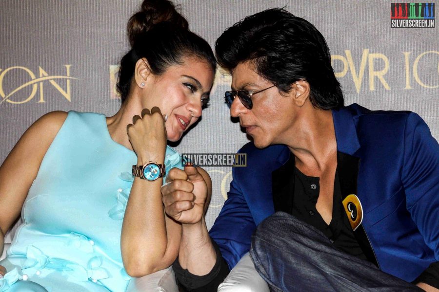 Shahrukh Khan & Kajol at the Launch of Manma Emotion Jaage Re Song from Dilwale