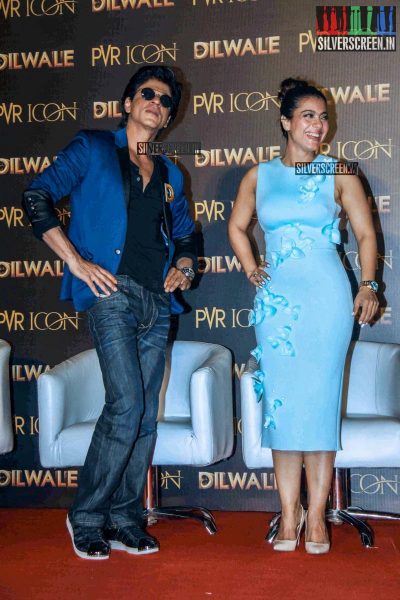 Shahrukh Khan & Kajol at the Launch of Manma Emotion Jaage Re Song from Dilwale