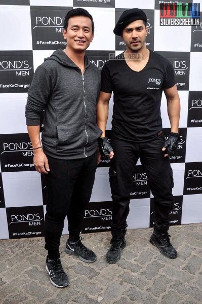 Varun Dhawan at Ponds Ad Shoot