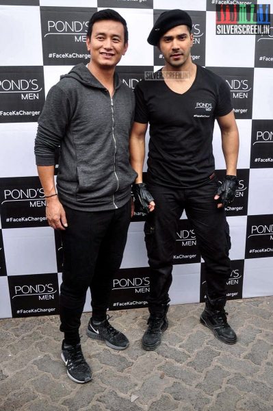 Varun Dhawan at Ponds Ad Shoot