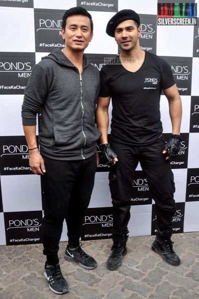 Varun Dhawan at Ponds Ad Shoot