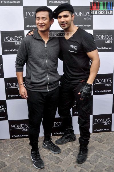 Varun Dhawan at Ponds Ad Shoot