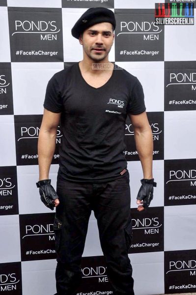 Varun Dhawan at Ponds Ad Shoot