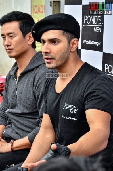 Varun Dhawan at Ponds Ad Shoot